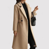 Clara - Cappotto in lana con cintura
