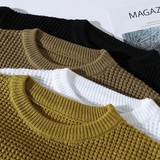 Enrico - Maglione premium da uomo Lione a nido d'ape per eleganza e comfort