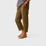 Ottilia - Pantaloni estivi in lino e cotone