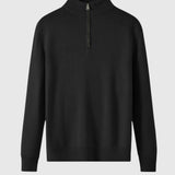 Alberto - Maglione Capri con zip in lana merino