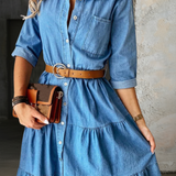 Bernadette - Abito elegante ampio in denim