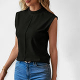Sofia - Blusa elegante senza maniche