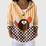 Maglione con cappuccio stile comfort