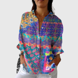 Blusa leggera e colorata con stampe