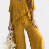 Veronica - Completo ampio con pantaloni larghi e blusa leggera