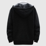 Mirko - Cappotto intrecciato con cappuccio