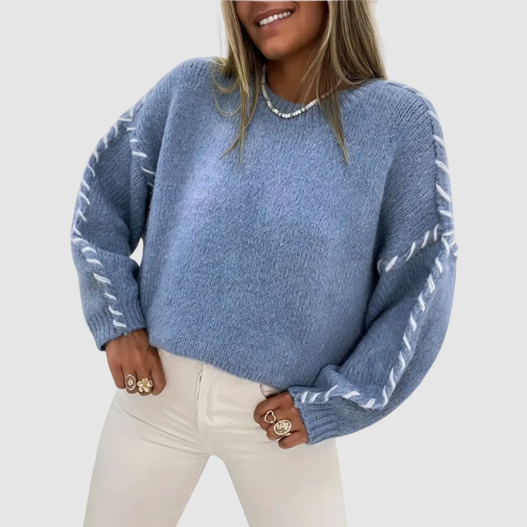 Erminia - Camicia comoda a maniche lunghe