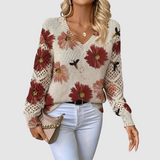 Ursula - Maglione elegante a fiori