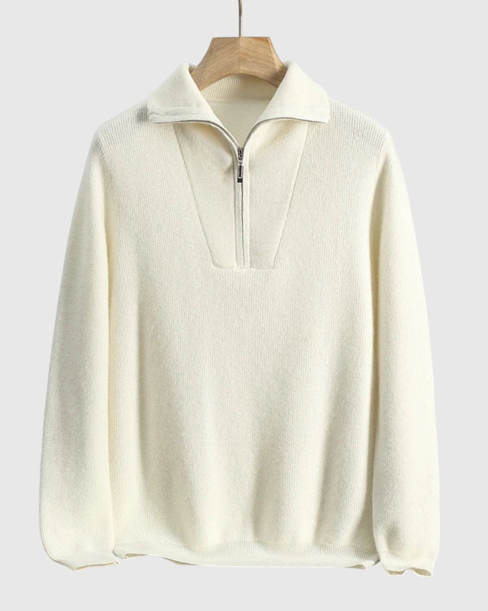 Bruno - Gilet Portofino in cashmere con mezza zip