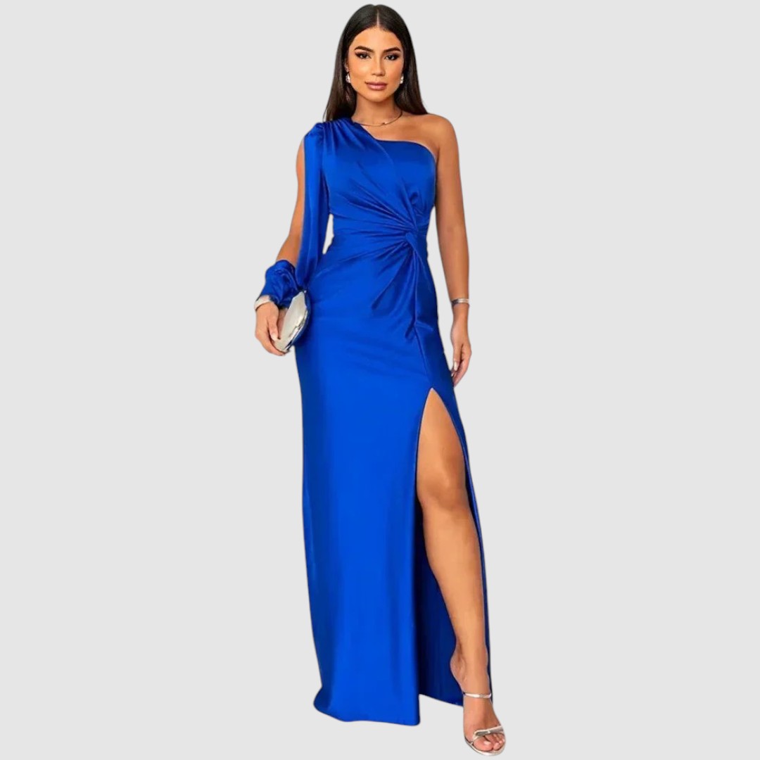 Ursula - Abito lungo elegante monospalla