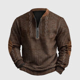 Carlo - Maglione con mezza zip