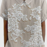 Stefania - Blusa con colletto Lily