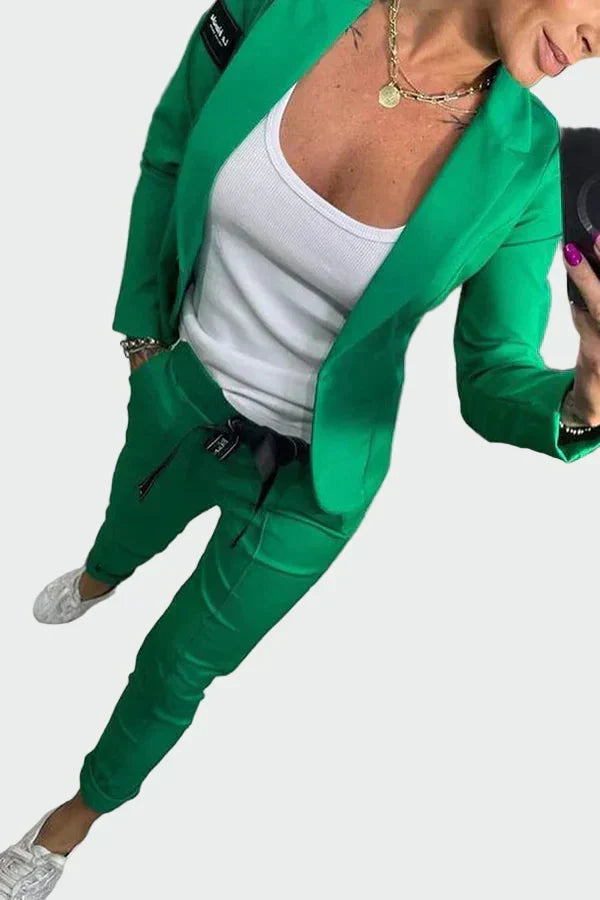 Ella - Completo da donna con pantaloni ampi e blazer