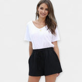 Ester - Shorts con cintura regolabile