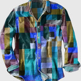 Gioele - Camicia stampata a maniche lunghe