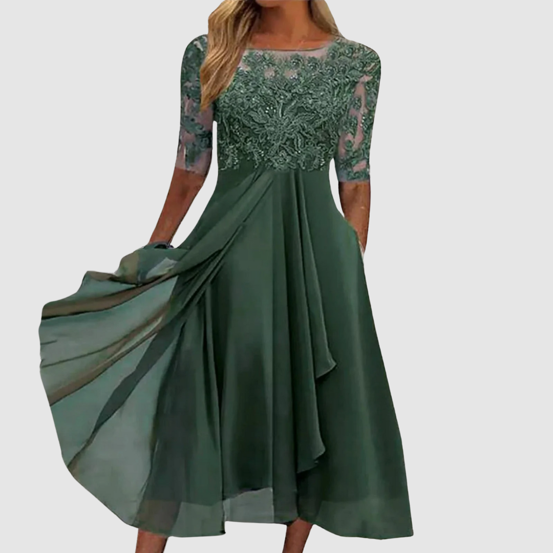 Leontina - Abito elegante in pizzo
