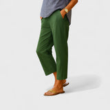 Ottilia - Pantaloni estivi in lino e cotone