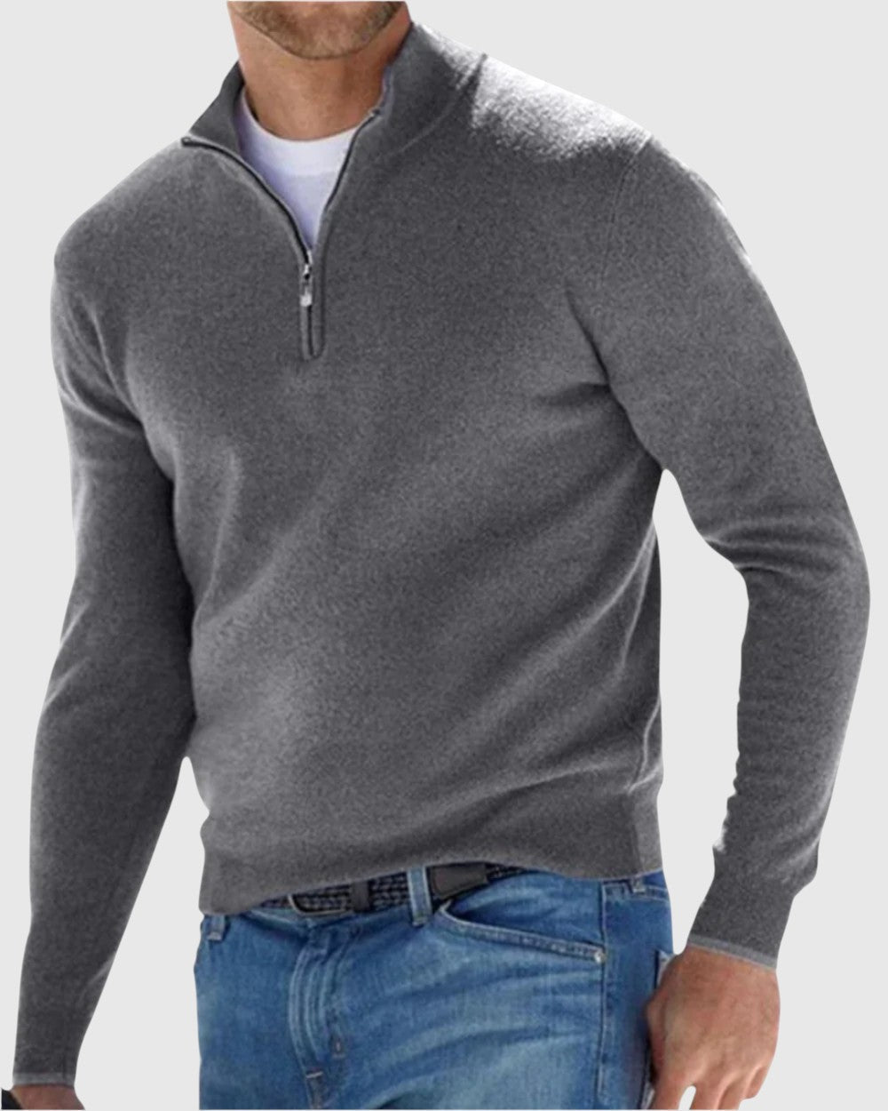 Bruno - Maglione elegante con zip