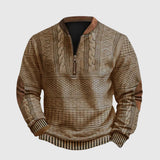 Carlo - Maglione con mezza zip