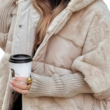 Domenica - Cappotto trapuntato con cappuccio