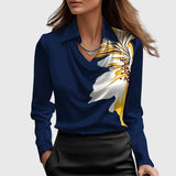 Dania - Blusa elegante in raso lucido
