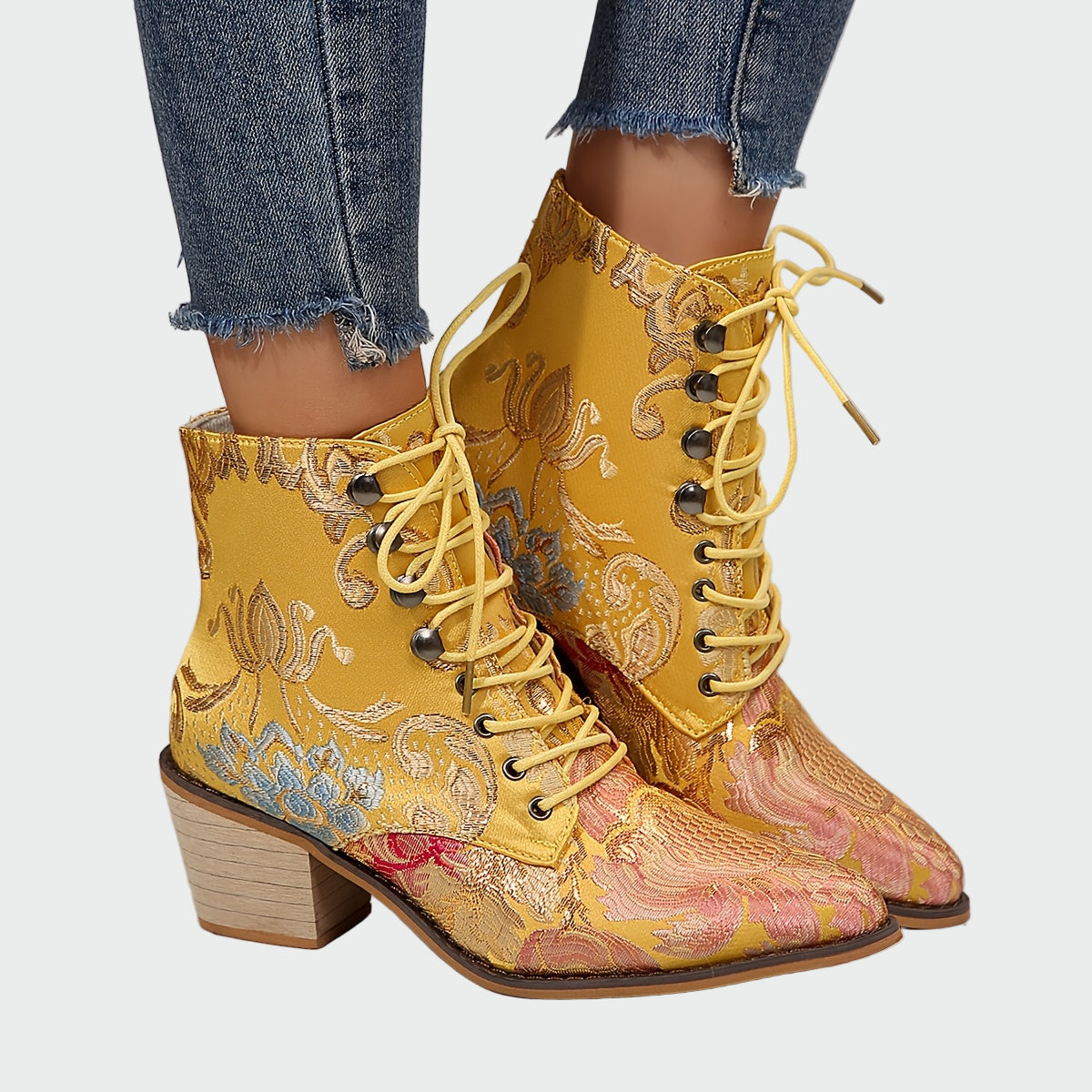 Ursula - Scarpe in pelle con fiori