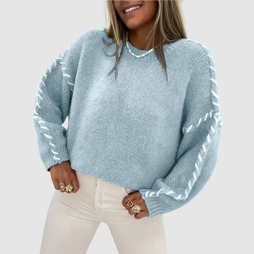 Erminia - Camicia comoda a maniche lunghe