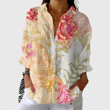 Blusa leggera e colorata con stampe