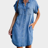 Anna - Abito ampio in denim