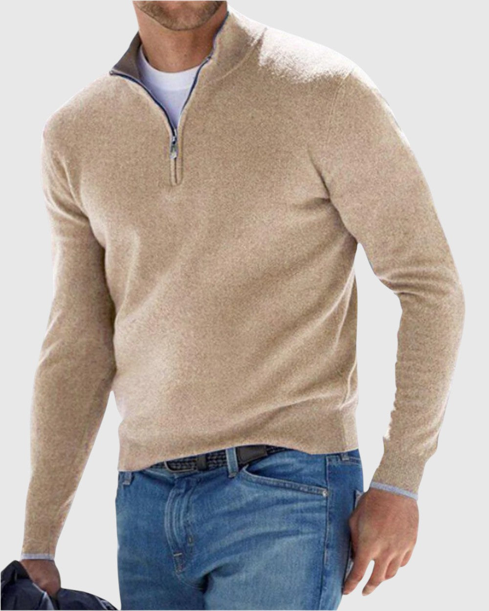 Bruno - Maglione elegante con zip