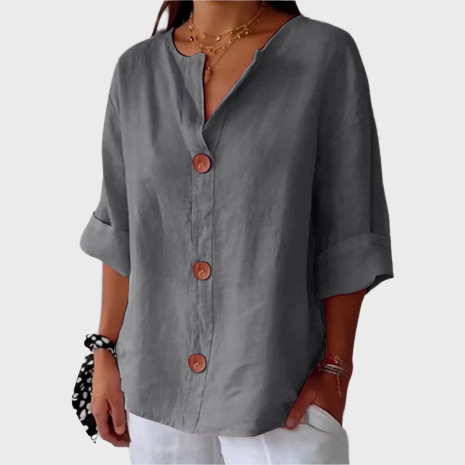 Adele - Camicia comoda in lino