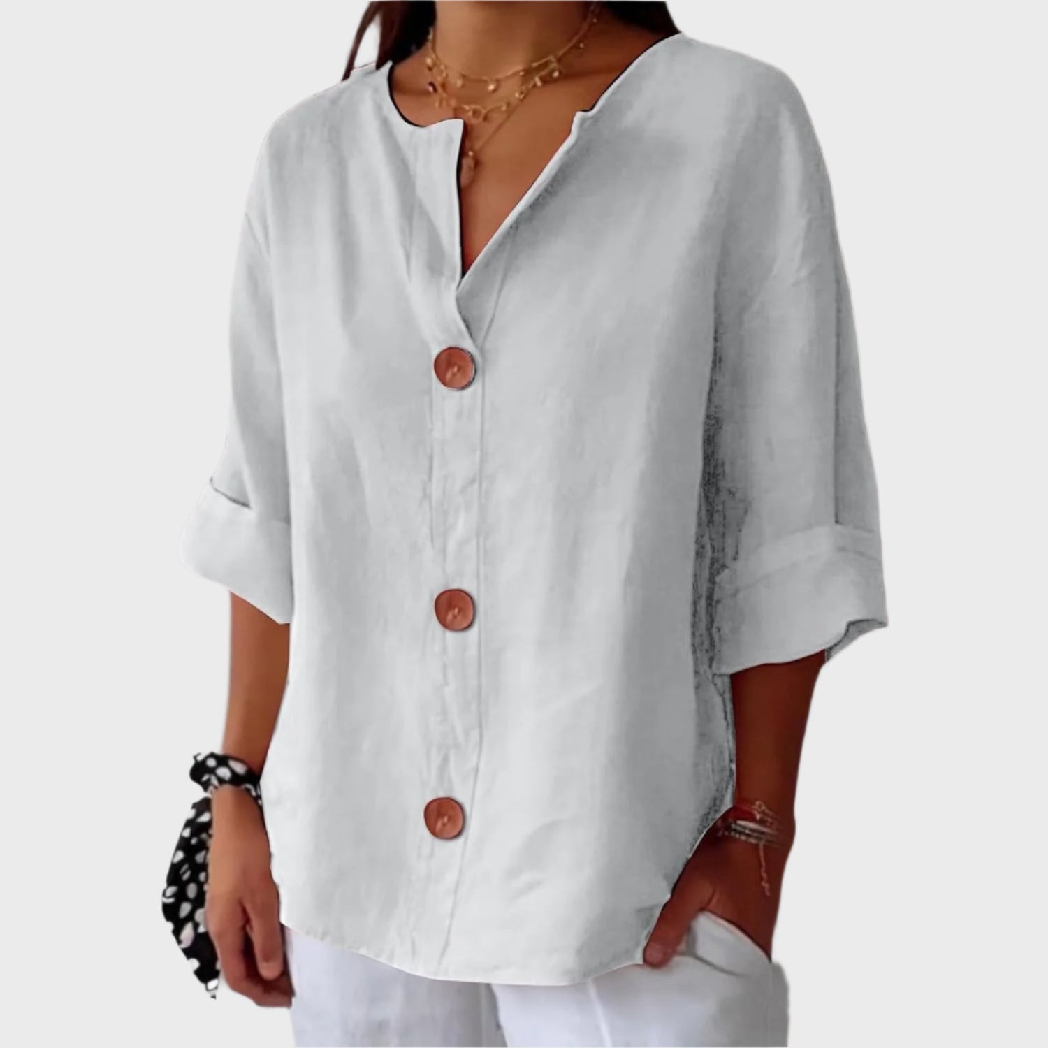 Adele - Camicia comoda in lino