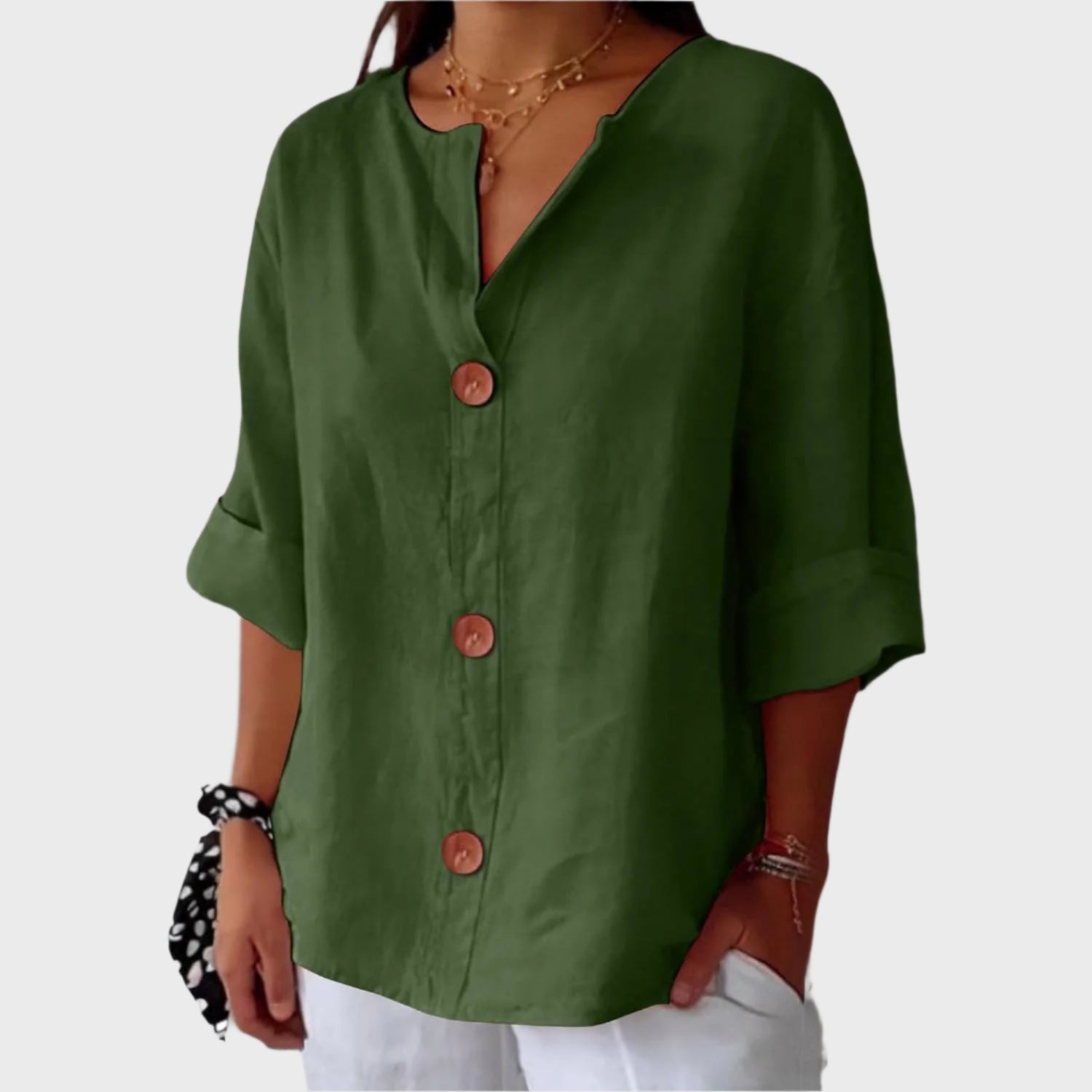 Adele - Camicia comoda in lino