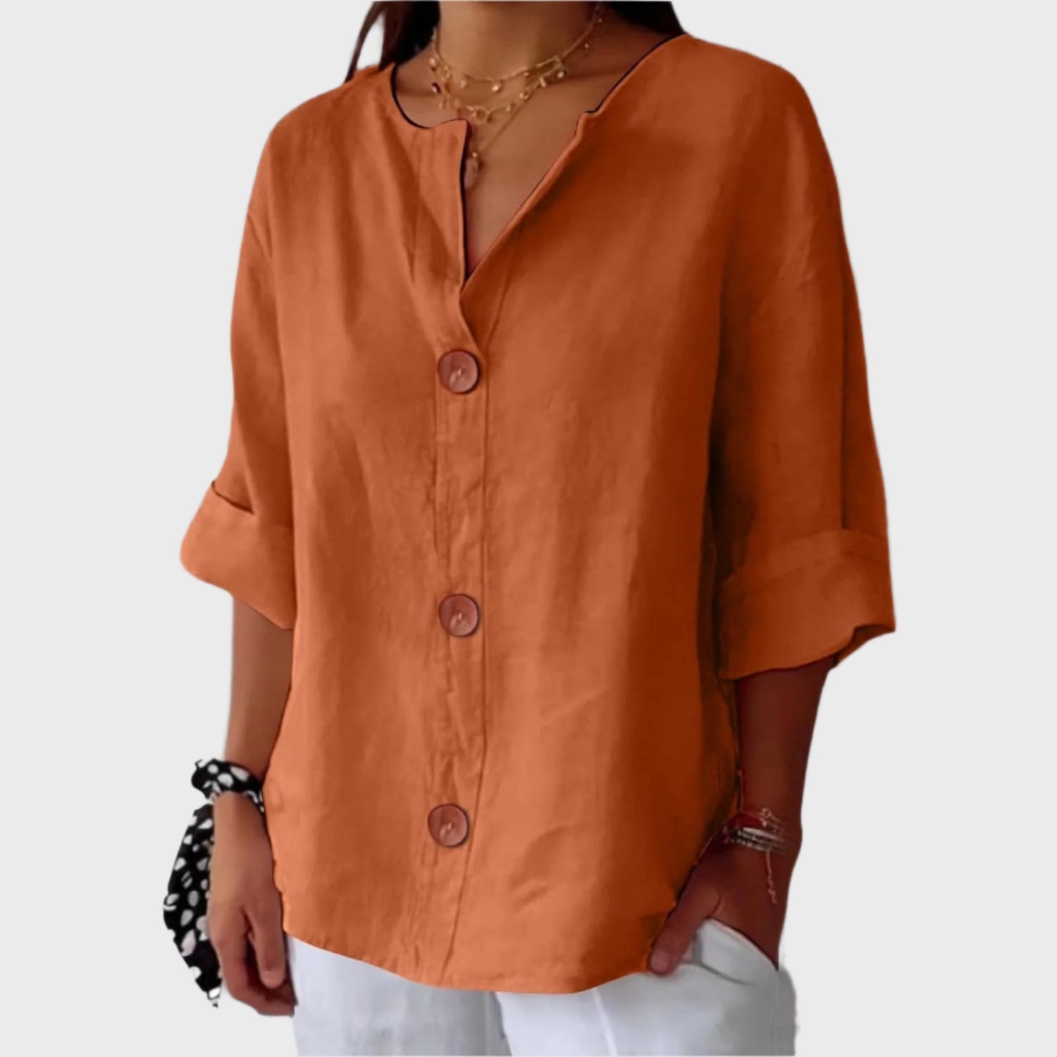 Adele - Camicia comoda in lino