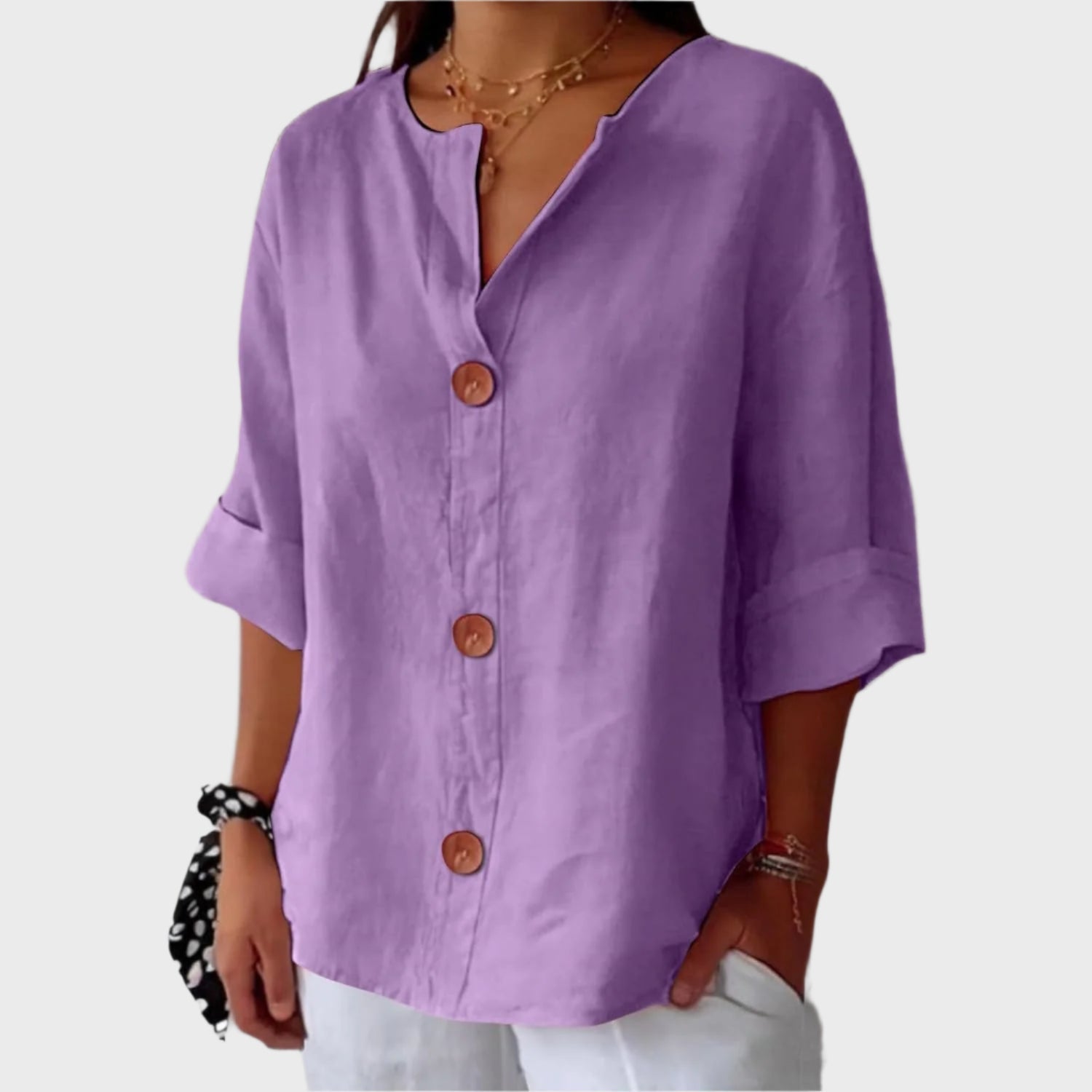 Adele - Camicia comoda in lino