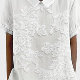 Stefania - Blusa con colletto Lily