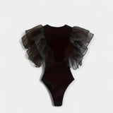 Body con maniche raglan