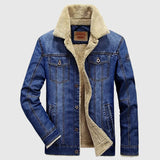 Amedeo - Giacca in jeans con fodera interna