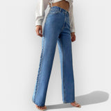 Mia - Jeans a vita alta dal comodo taglio ampio