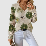 Ursula - Maglione elegante a fiori