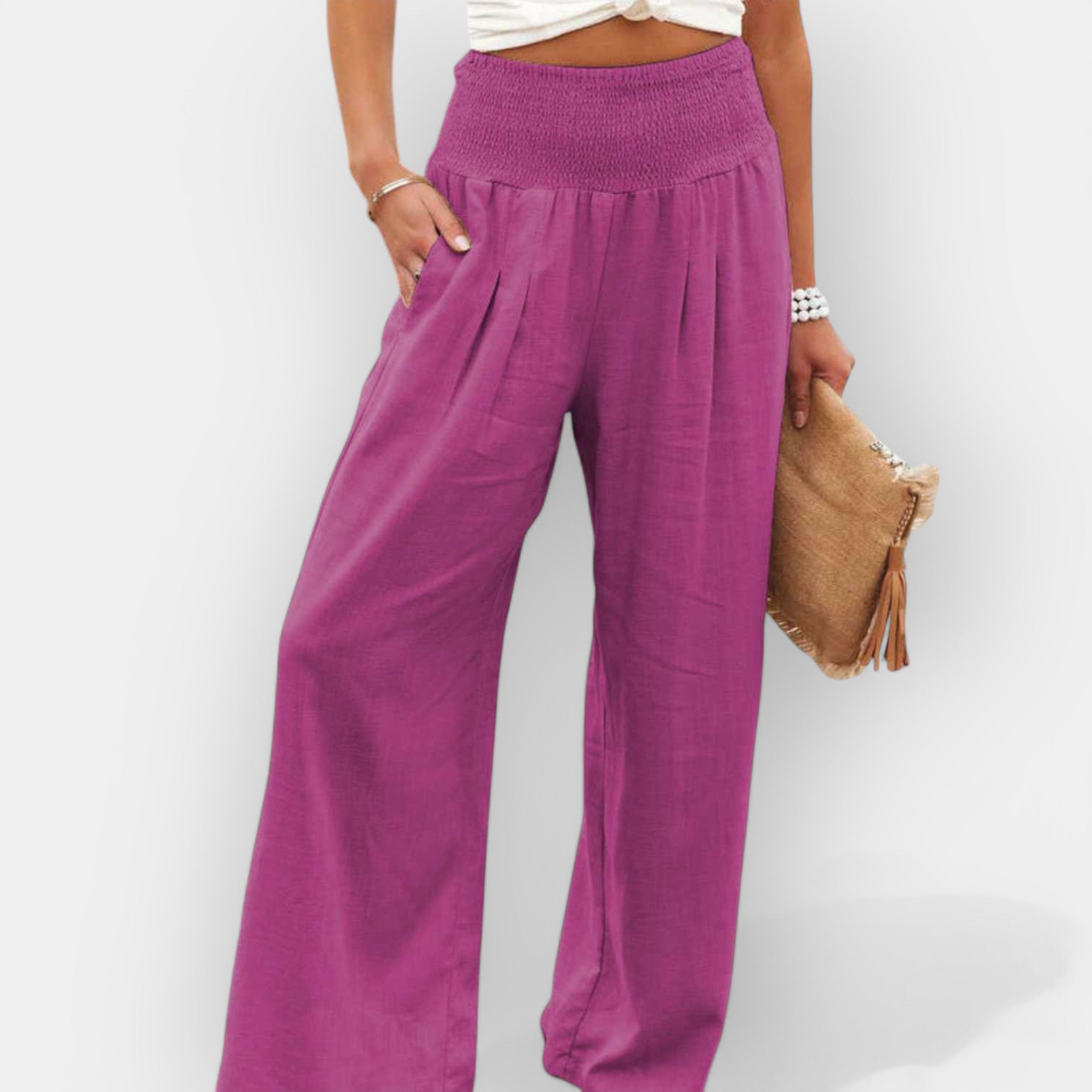 Natalia - Pantaloni larghi comodi