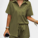 Carolina - Completo comodo con camicia e shorts