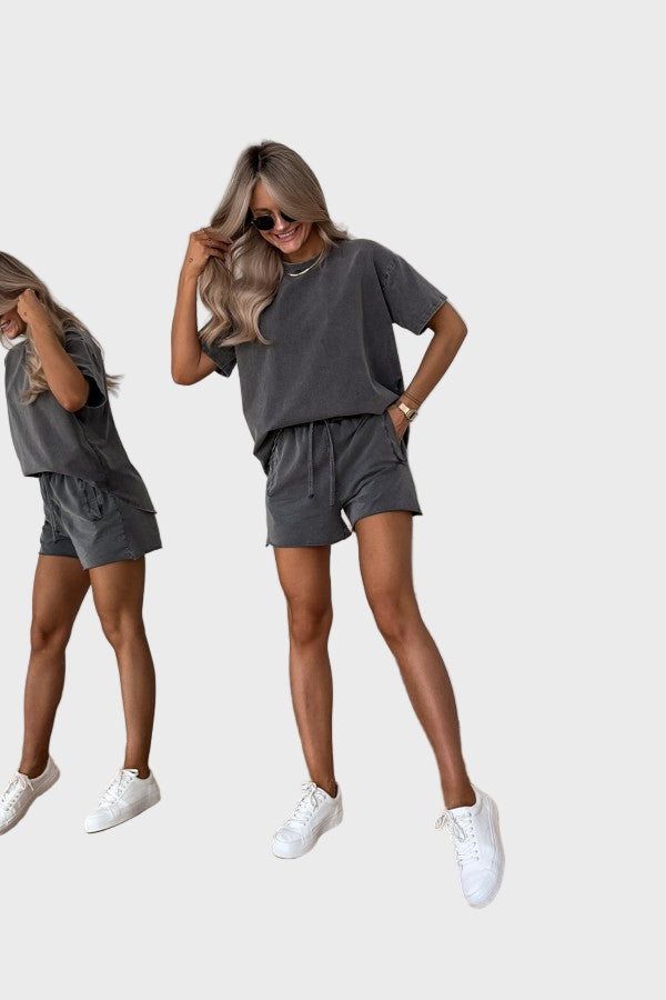 Barbara - Completo in cotone in 2 pezzi