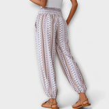 Bruna - Pantaloni con motivo etnico