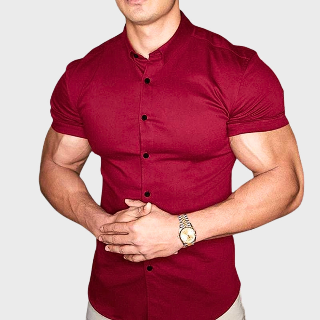 Riccardo - Camicia a maniche corte slim