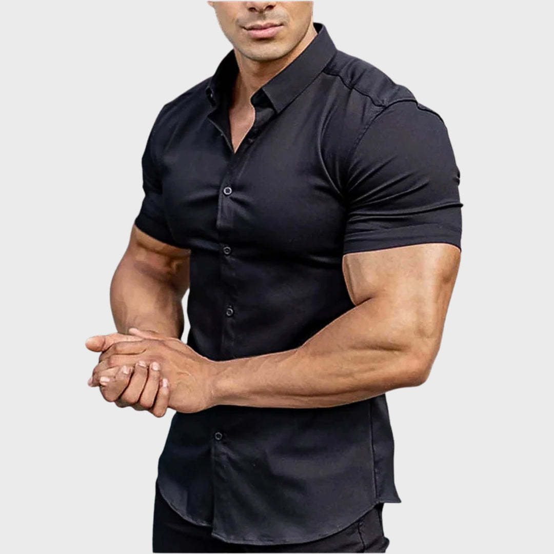 Riccardo - Camicia a maniche corte slim