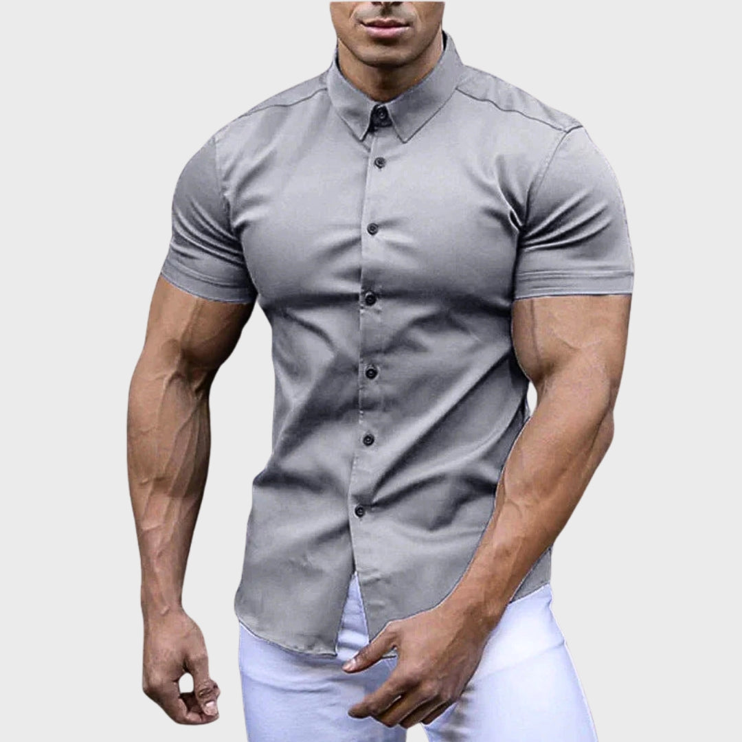 Riccardo - Camicia a maniche corte slim