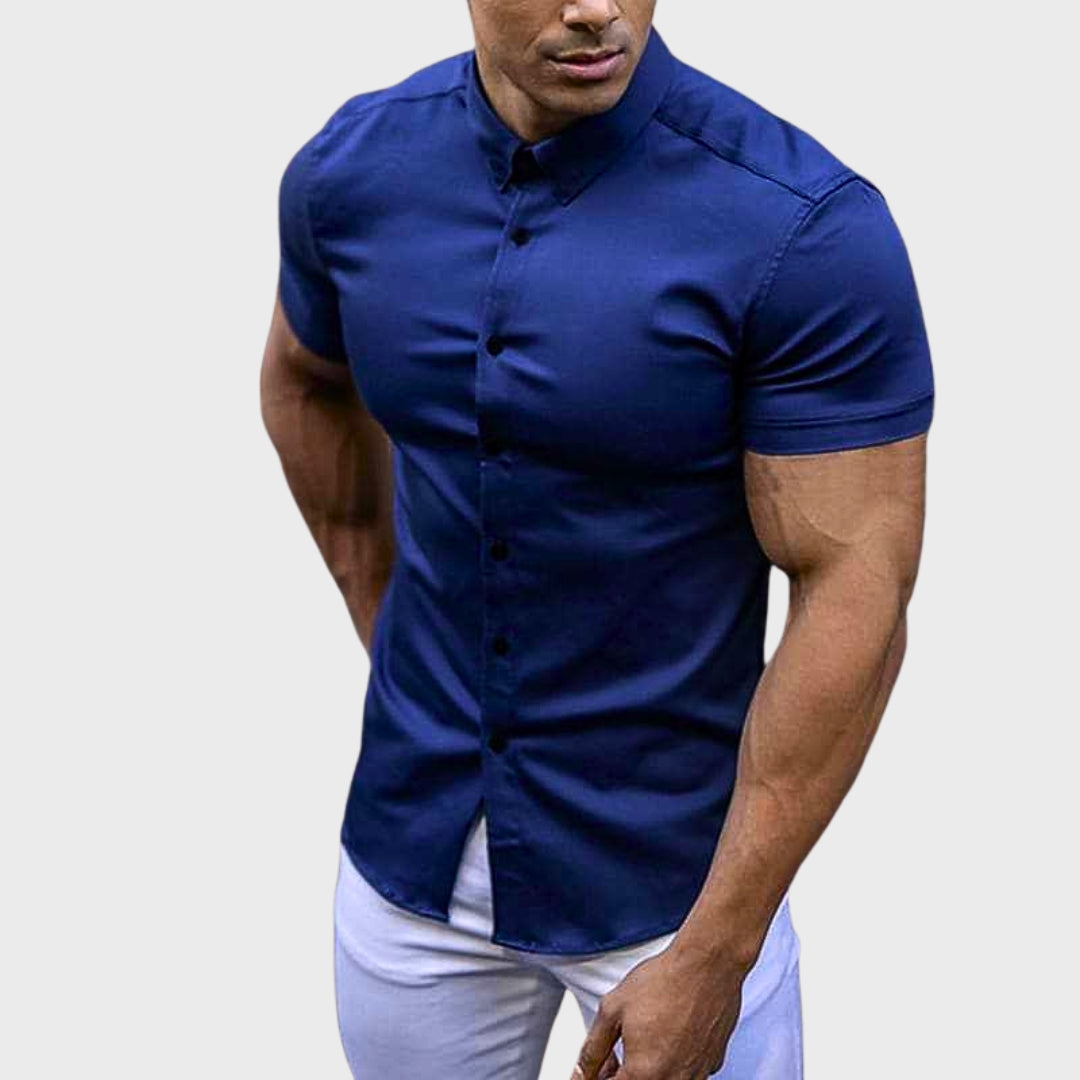Riccardo - Camicia a maniche corte slim