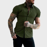 Riccardo - Camicia a maniche corte slim