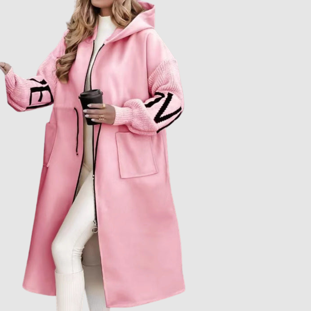 Lucia - Cappotto elegante con cappuccio